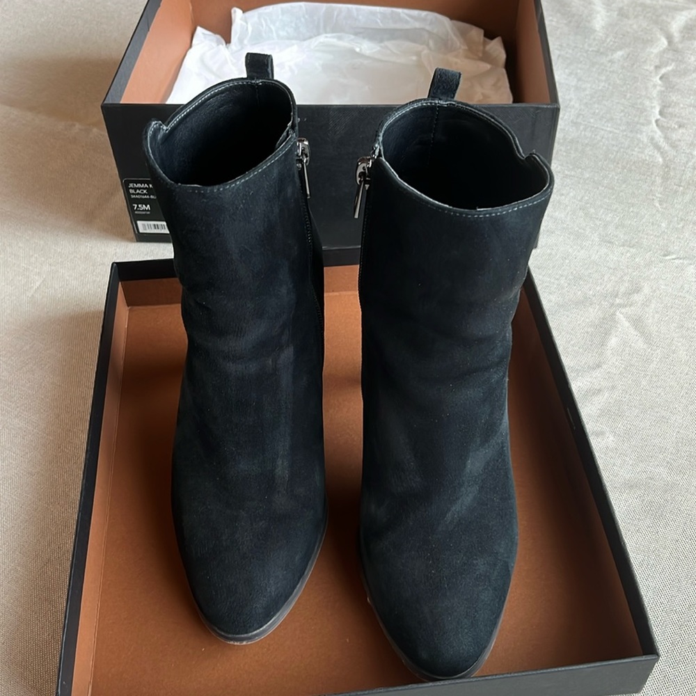 Coach Jenna Suede Booties 7.5 M